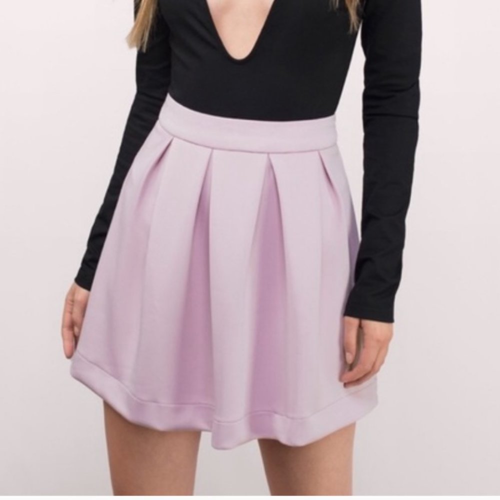 *HOST PICK*NWOT TOBI LAVENDER HIGH WAISTED SKIRT - Picture 10 of 16